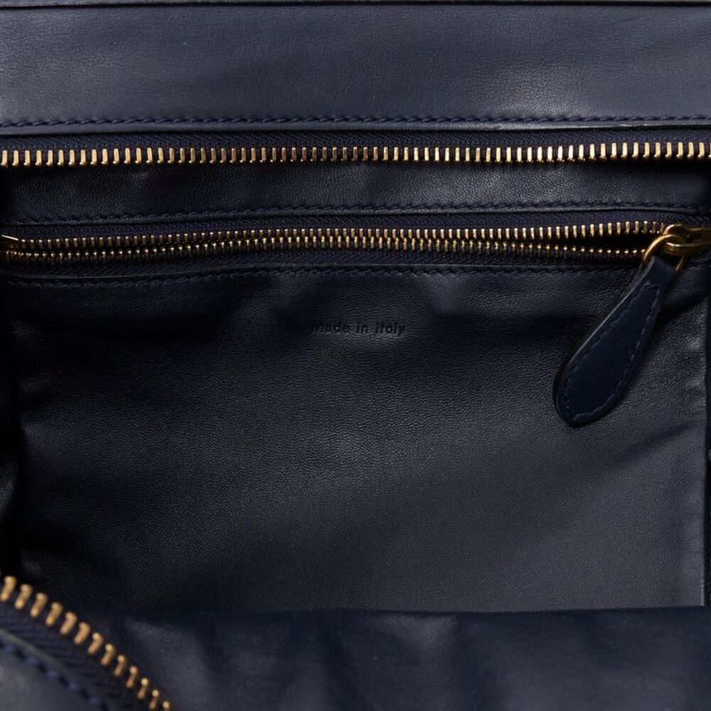 CELINE Phoebe Philo Medium Luggage cream black embossed tote bag - Picture 9 of 10